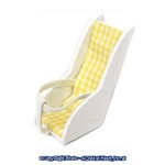 (*) Dollhouse White &amp; Yellow Baby Carrier