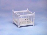 White Dollhouse Playpen