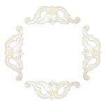 4 pc Frame Ceiling Carving