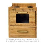 (&amp;sect;) Sale $2 Off - Dollhouse Modern Oak Stove