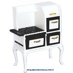 (*) Dollhouse 20's Stove- Choice of Color -