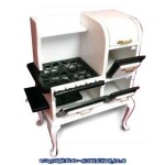 (*) Dollhouse 20's Stove- Choice of Color -