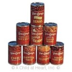 Van De Camp Dollhouse Food Labels
