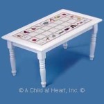 Dollhouse Tile Top Table- Choice of Finish -