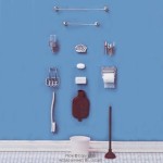 (*) Dollhouse Bathroom Items (Kit)