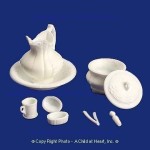 Dollhouse Victorian Chamber Set (Kit)- Choice of Color -