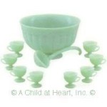 Dollhouse Punch Bowl Set (Polystyrene) by Chrysnbon