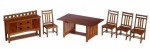 Dollhouse Mission Style Dining Room