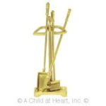 &amp;sect; Sale .80&amp;cent; Off - Brass Fireplace Hearth Set
