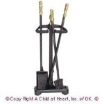 Dollhouse 4 pc Fireplace Tool Set
