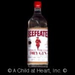 (*) Dollhouse Beefeaters Gin Bottle