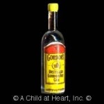 (*) Dollhouse Gordon's Gin Bottle