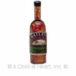 (*) Dollhouse Baileys Irish Cream Bottle- Choice of Style -
