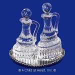 (*) Dollhouse Oil &amp; Vinegar Cruets Set
