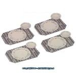 Dollhouse 12 pc Matching Place Settings.