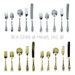 2 (5 pc.) Place Settings in Silver or Gold