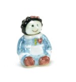 Disc $2 Off - Dollhouse Ceramic Cookie Jar - Girl in Blue
