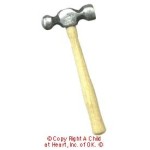&amp;sect; Disc $1 Off - Wood Handle Ball Pein Hammer