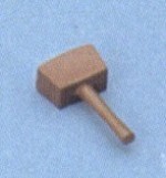 Sale - Dollhouse Carpenter's Wood Mallet