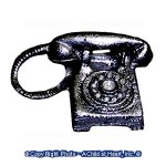 (*) Dollhouse Rotary Desk Phone
