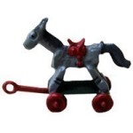 Unfinished Dollhouse Pull Toys- Choice of Style -