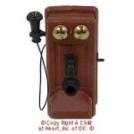 (*) Dollhouse Old Fashioned Phone by Chrysnbon