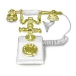 (*) Dollhouse 1920's Telephone