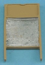 Sale - Dollhouse Metal Scrub Board