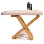 Dollhouse Ironing Board &amp; Iron Set