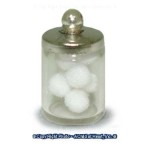 (*) Filled Bath Jar of Cotton Balls
