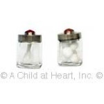 (*) Dollhouse Filled Bath Jar of Q-Tips