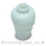 (&amp;sect;) Sale .30&amp;cent; Off - White Carved Vase