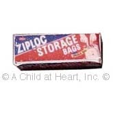 (&sect;) Disc. .30&cent; Off - Dollhouse Miniature Box of Storage Bags - Product Image