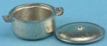 &amp;sect; Sale $1 Off - Dollhouse Silver Stock Pot w/Lid