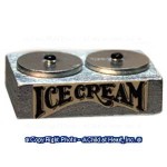 (*) Dollhouse Store Ice Cream Container