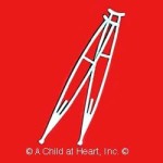 Dollhouse Crutches - Choice of Color