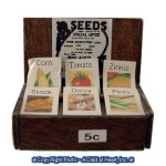 &amp;sect; Sale $1 Off - Vintage Seed Packets Display