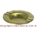(*) Dollhouse Metal Ashtray
