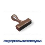 (*) Dollhouse Rubber Stamp