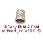 Sale - Dollhouse Miniature Thimble (Sewing)