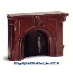 Dollhouse Brown or Ivory Fireplace Resin