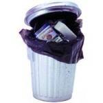 (*) Filled Dollhouse Trash Can