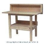 Dollhouse Unfinished Workbench