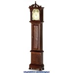 Sale $4 Off - Dollhouse Walnut Grandfather Clock