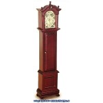 Dollhouse Mahogany Grandfather Clock