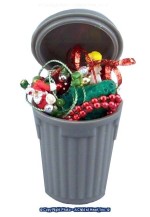 (*) Dollhouse Christmas Trash