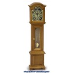 Dollhouse Walnut Grandfather Clock