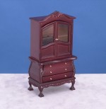 Dollhouse Mahogany Bombe Display Chest