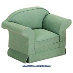 Dollhouse Modern Seafoam Living Room