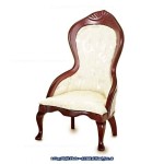 Dollhouse Victorian Living Room - Cream